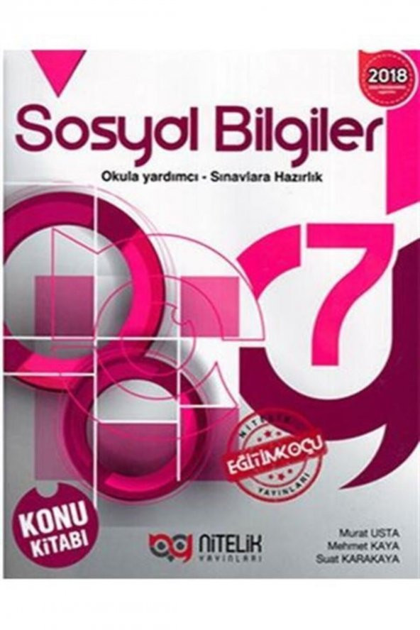 Nitelik Yayınları 7. Sınıf Sosyal Bilgiler Konu Anlatımı Kitabı ürün görseli 1