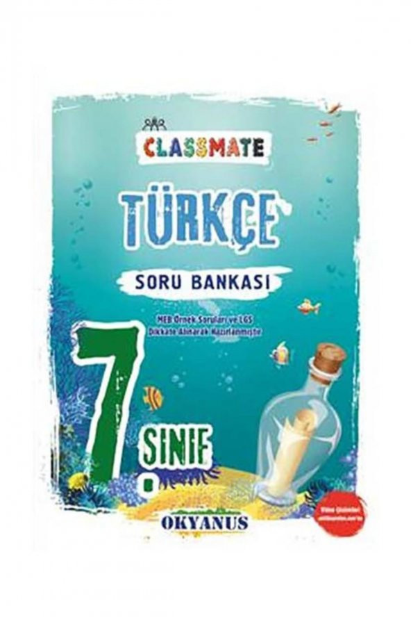 Okyanus 7.sınıf Classmate Türkçe Soru Bankası ürün görseli 1