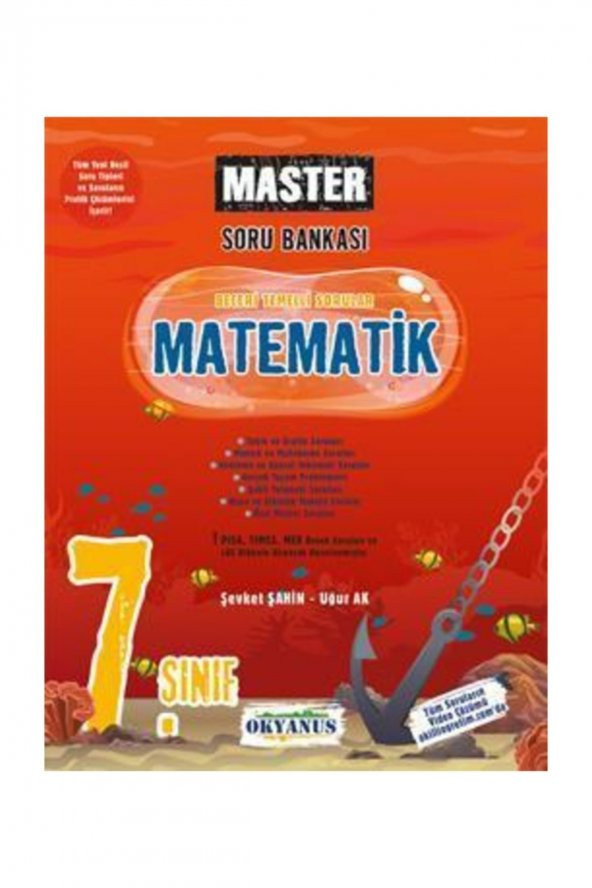 Okyanus 7. Sınıf Master Matematık Soru Bankası ürün görseli 1
