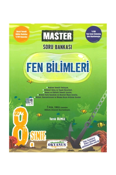 Okyanus 8. Sınıf Master Fen Bilimleri Soru Bankası ürün görseli 1