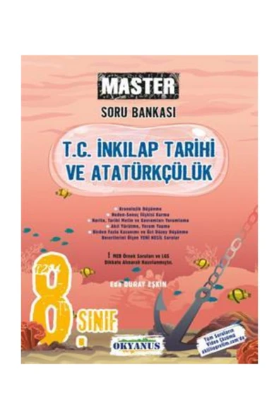 Okyanus 8. Sınıf Master İnkılap Tarihi ve Atatürkçülük Soru Bankası ürün görseli 1