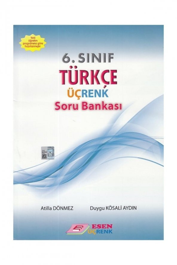 6.Sınıf Türkçe Üçrenk Soru Bankası Esen Yayınları ürün görseli 1