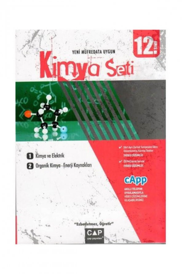 Çap Yayınları 12. Sınıf Anadolu Lisesi Kimya Seti ürün görseli 1