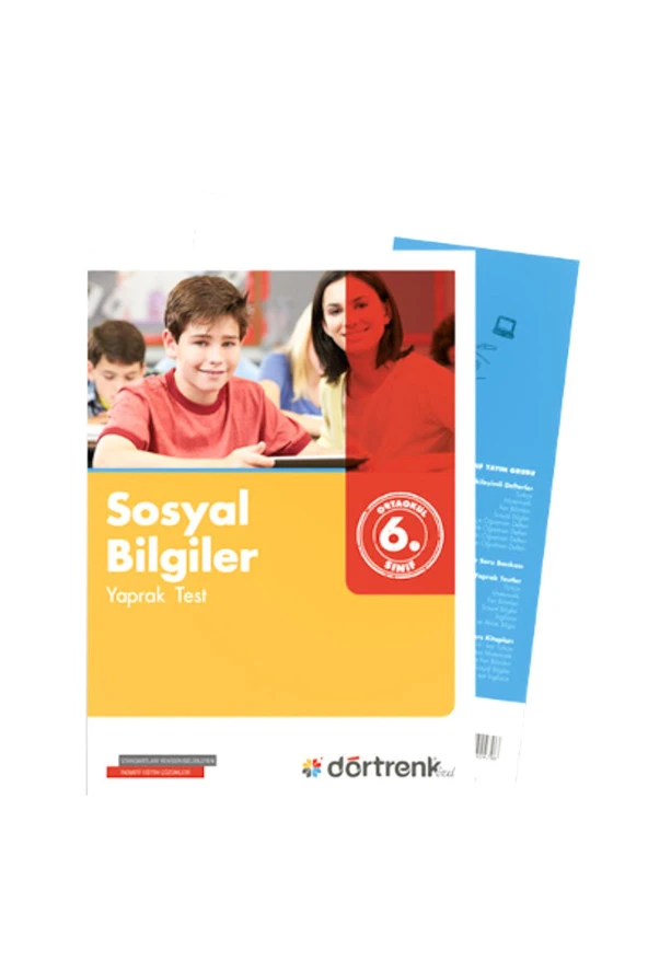 Dörtrenk Yayınları 6. Sınıf RD Grimer Sosyal Bilgiler Yaprak Test ürün görseli 1