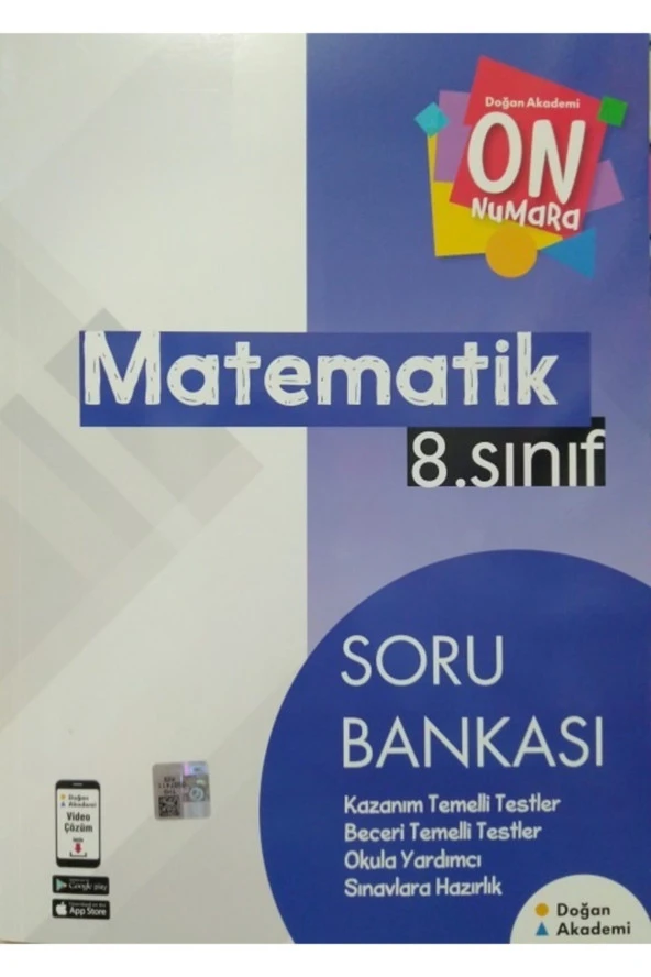 Doğan Akademi 8. Sınıf On Numara Matematik Soru Bankası ürün görseli 1