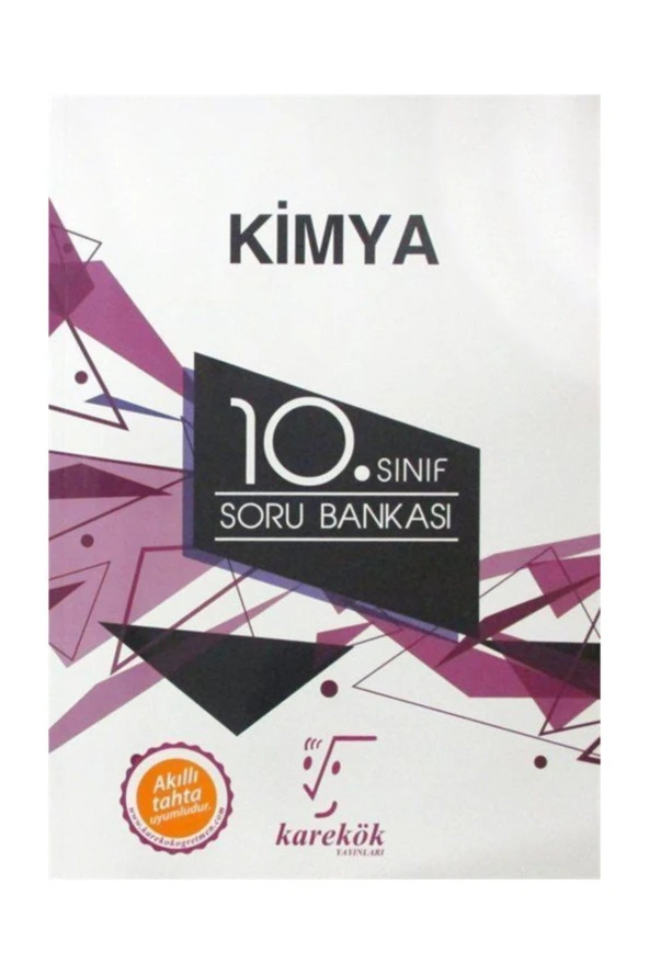 Karekök Yayınları 10. Sınıf Kimya Soru Bankası ürün görseli 1