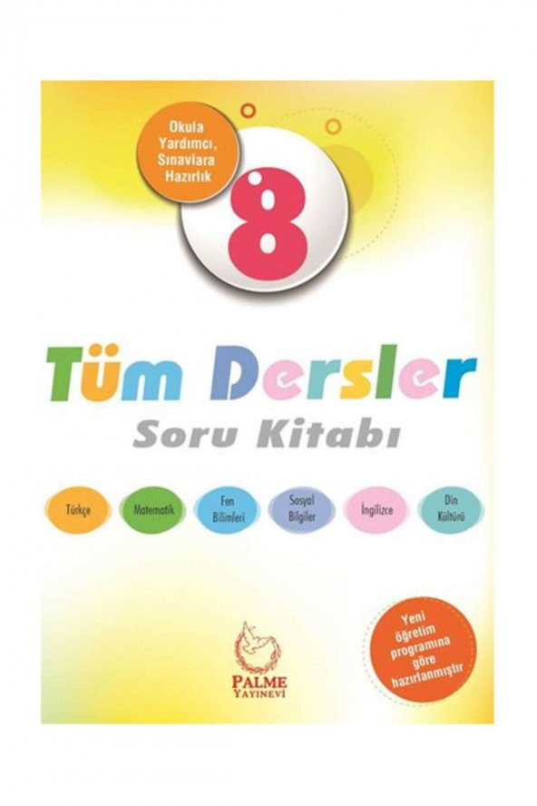 Palme Yayınları 8. Sınıf Tüm Dersler Soru Kitabı ürün görseli 1