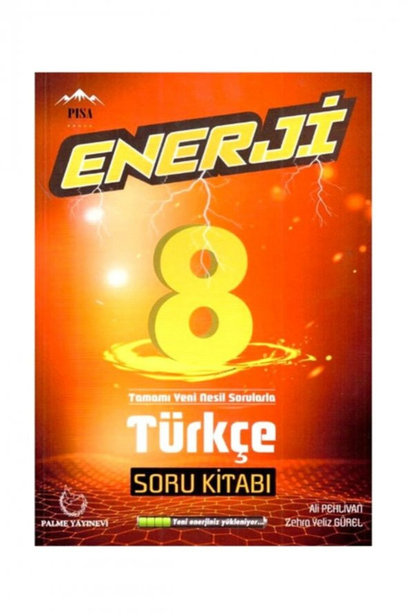 Palme Yayınları 8. Sınıf Enerji Türkçe Soru Kitabı ürün görseli 1