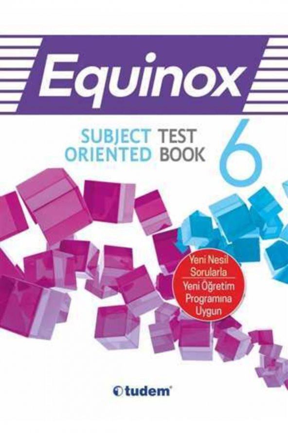 Tudem 6. Sınıf İngilizce Equınox Subject Orıented Test Book 2019 ürün görseli 1