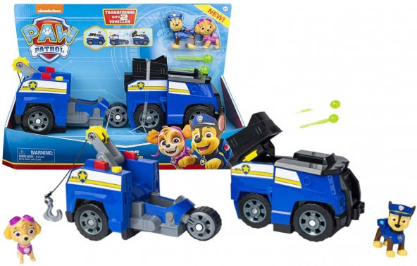 Paw Patrol 2si 1 Arada Dönüşebilen Araçlar Marshall Split ürün görseli 1