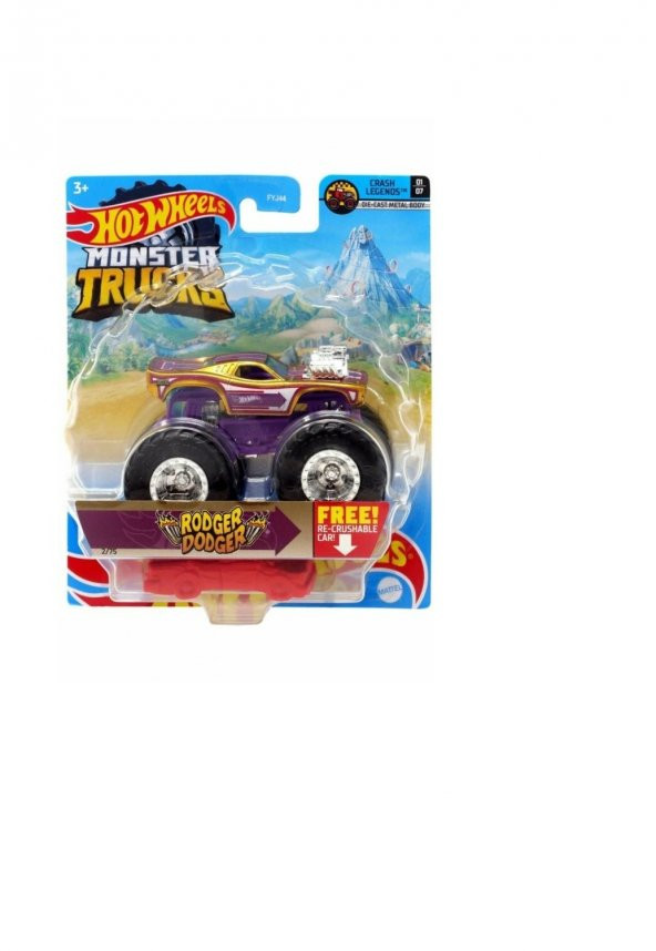 HOT WHEELS MONSTER TRUCKS 1:64 - Resim 7