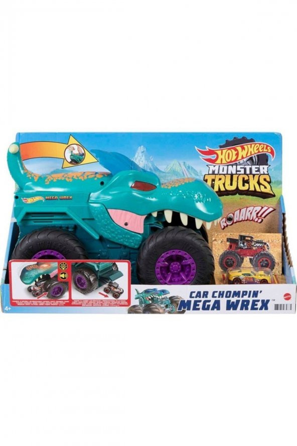 Hot Wheels Monster Trucks Araba Yiyen Mega Wrex ürün görseli 1