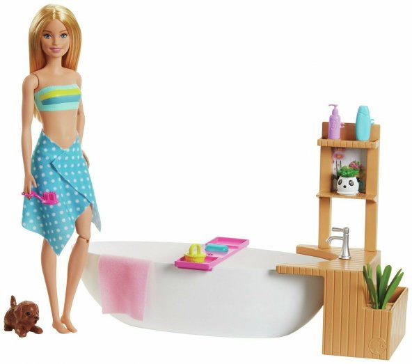 BARBİE WELLNESS SPA GÜNÜ OYUN SETİ - Resim 7