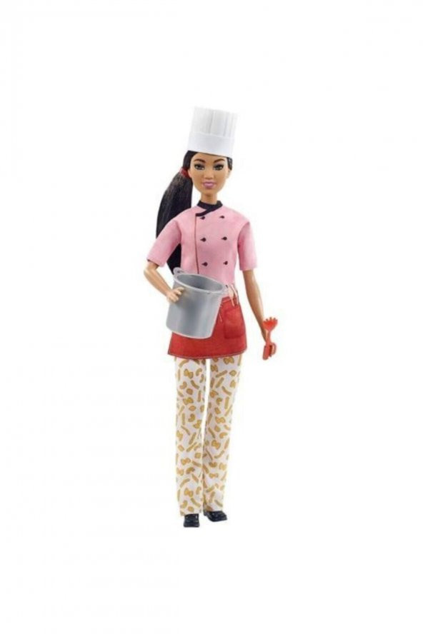 Barbie Kariyer Bebekleri Şef DVF50-GTW36 ürün görseli 1