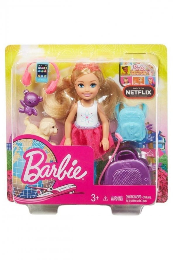 Barbie FWV20 Barbie Seyahatte Chelsea ve Aksesuarları ürün görseli 1