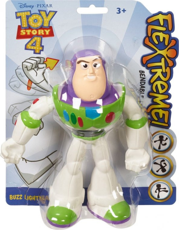 Toy Story Bükülebilen Figürler Buzz - Resim 4