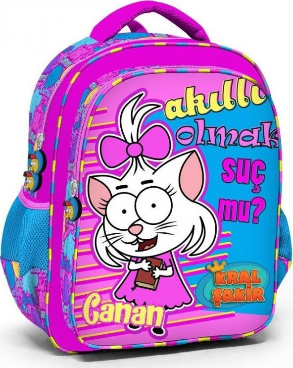 Yaygan Korsan Kral Canan Kız Çocuk Pembe İlkokul Çantası ürün görseli 1