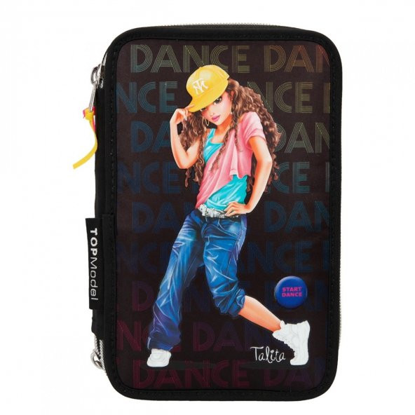 Top Model Triple Pencil Case Led Dance 3 Katlı Dolu Kalem Kutu ürün görseli 1