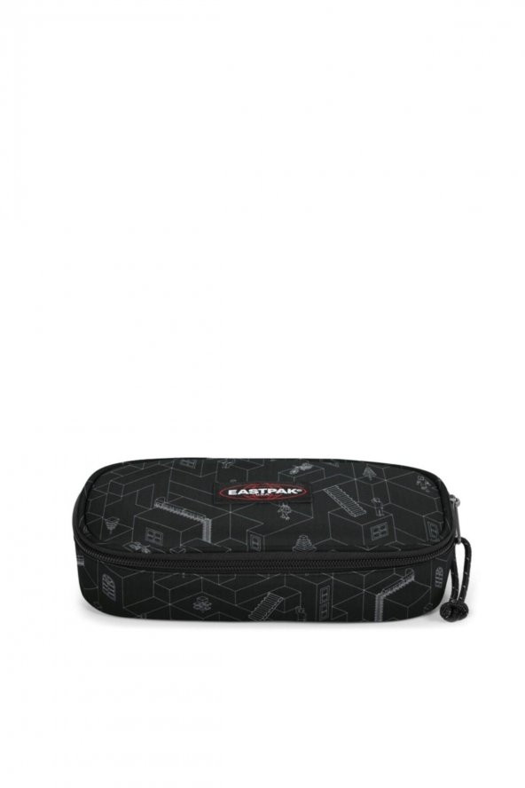 Eastpak Oval Single Blocks Black Kalem Çantası ürün görseli 1