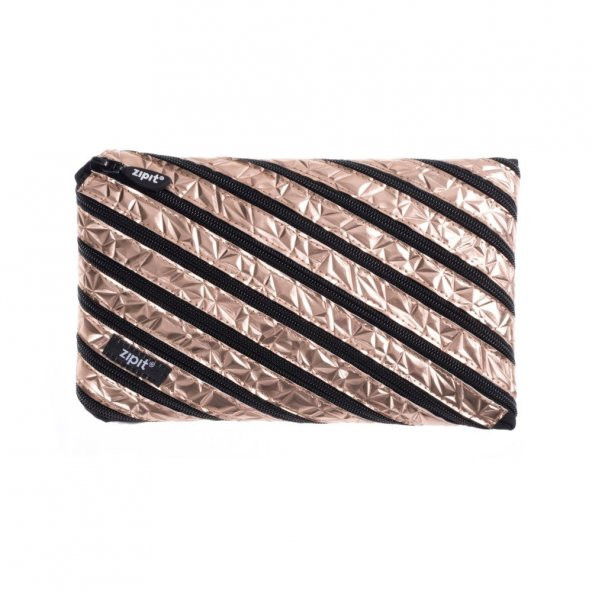 Zipit Rose Gold Metalik Jumbo Kalem Kutusu ürün görseli 1