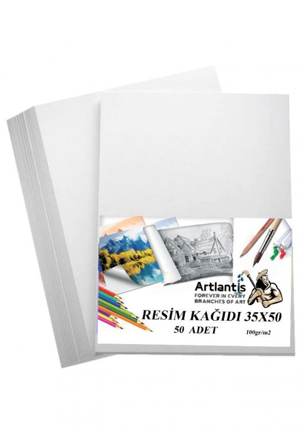 Resim Kağıdı 35x50 50 Li 100 gr 1 Paket 35*50 Resim Kartonu ürün görseli 1