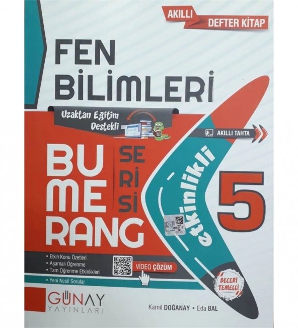 5.sınıf Bumerang Fen Bilimleri Etkinlikli Kitap Yeni ürün görseli 1
