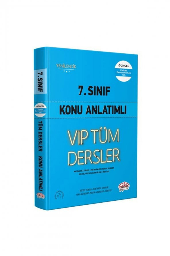 7. Sınıf Tüm Dersler Konu Anlatımlı - Mavi Kitap ürün görseli 1