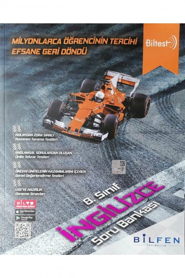 Bilfen Biltest 8.sınıf Lgs Ingilizce Soru Bankası ürün görseli 1