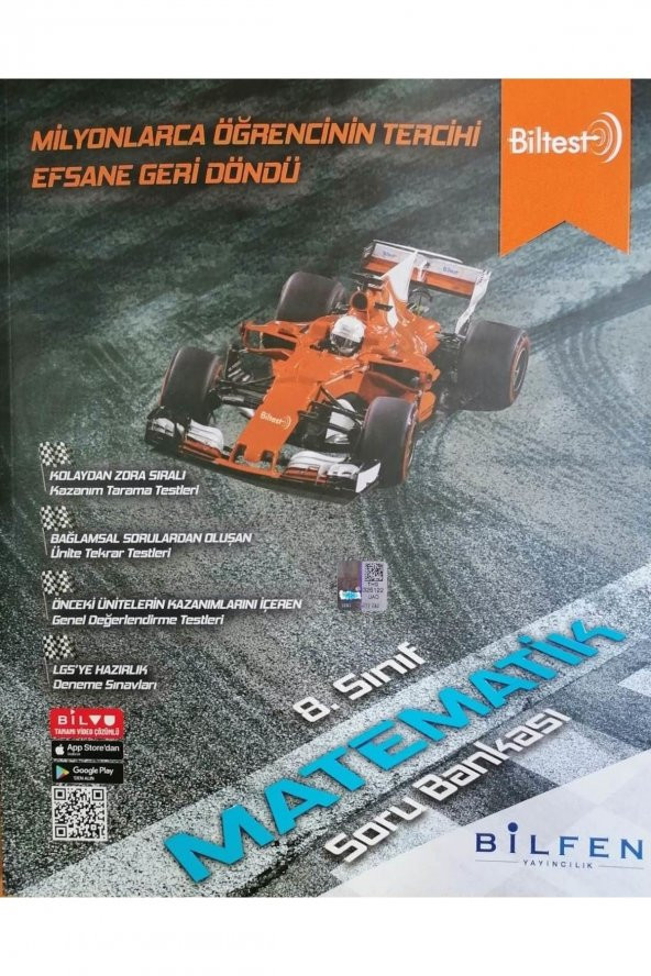 Bilfen Biltest 8.sınıf Lgs Matematik Soru Bankası ürün görseli 1