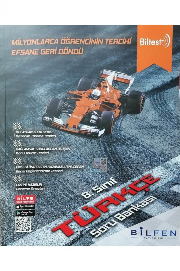 Bilfen Biltest 8.sınıf Lgs Türkçe Soru Bankası ürün görseli 1