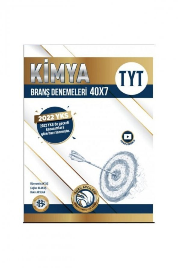Bilgi Sarmal Yayınları TYT Kimya 40 x 7 Branş Denemeleri ürün görseli 1