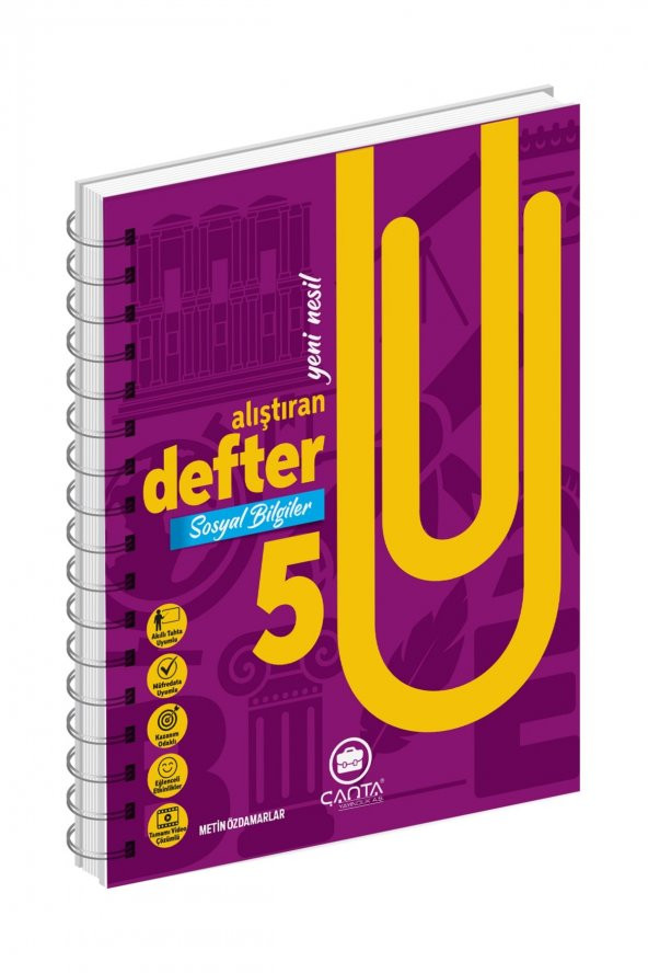 Çanta Yayınları 5.sınıf Sosyal Bilgiler Yeni Nesil Alıştıran Defter ürün görseli 1