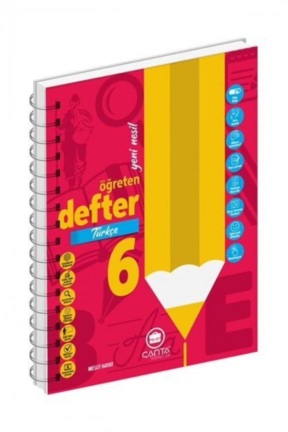 Çanta Yayınları 6.sınıf Türkçe Yeni Nesil Öğreten Defter ürün görseli 1