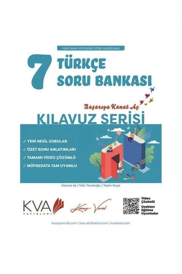 Koray Varol Akademi 7.sınıf Kılavuz Serisi Türkçe Soru Bankası ürün görseli 1