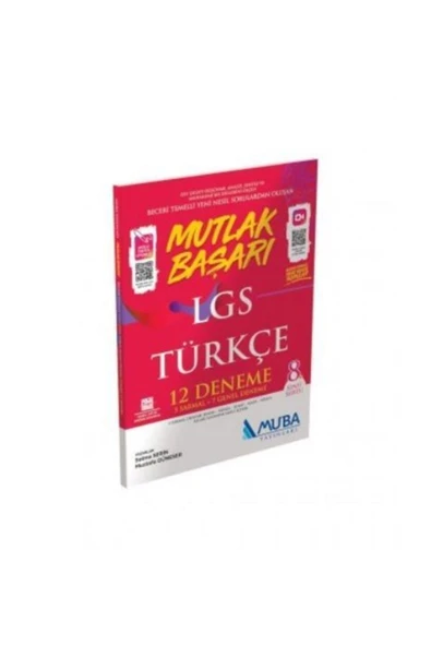 Muba Yayınları Lgs 8.sınıf Türkçe 12 Deneme P-097531 ürün görseli 1