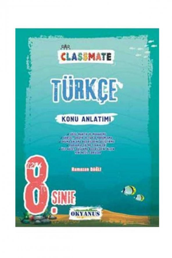 Okyanus Yayınları 8. Sınıf Classmate Türkçe Konu Anlatımı ürün görseli 1