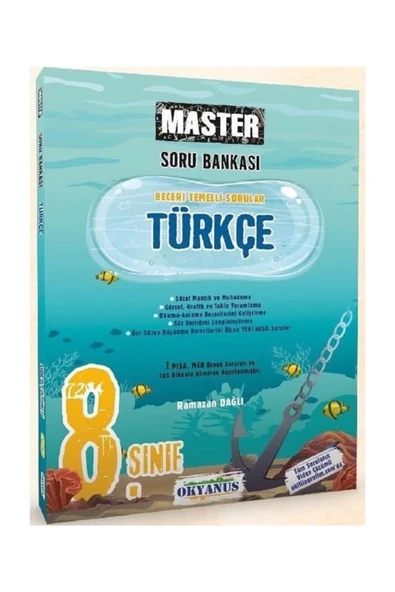 Okyanus Yayınları 8. Sınıf Türkçe Master Soru Bankası ürün görseli 1