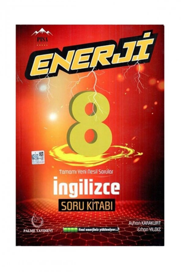 Palme 8. Sınıf İngilizce Enerji Soru Kitabı ürün görseli 1