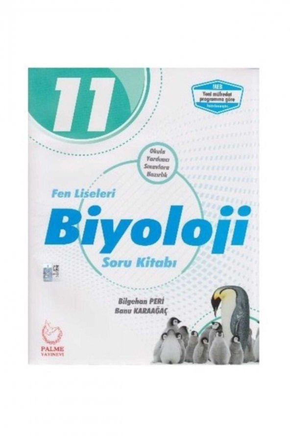 Palme Yayıncılık 11. Sınıf Fen Liseleri Biyoloji Soru Kitabı ürün görseli 1