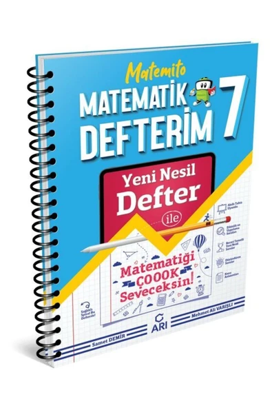 Arı Yayınları 7.sınıf Matematik Matemito Defterim ürün görseli 1