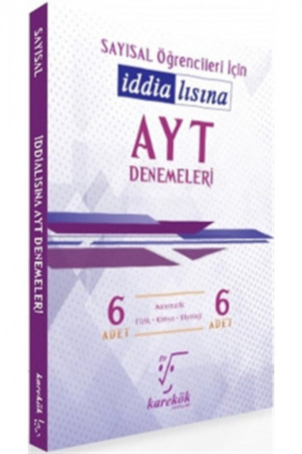 Karekök Sayısal Öğrencileri Için Ayt 6 Lı Denemeleri ürün görseli 1