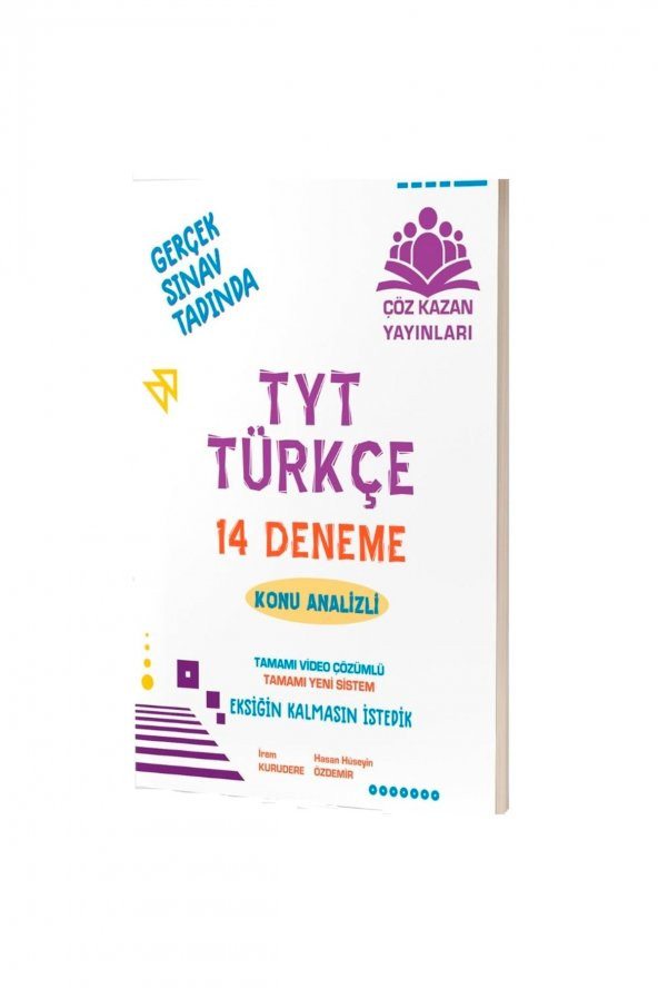 Kişisel Yayınlar Muhtelif Çöz Kazan TYT Türkçe 14 Lü Deneme ürün görseli 1