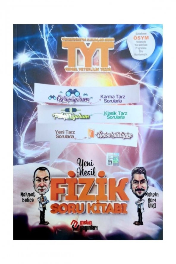METİN TYT FİZİK SORU KİTABI ürün görseli 1