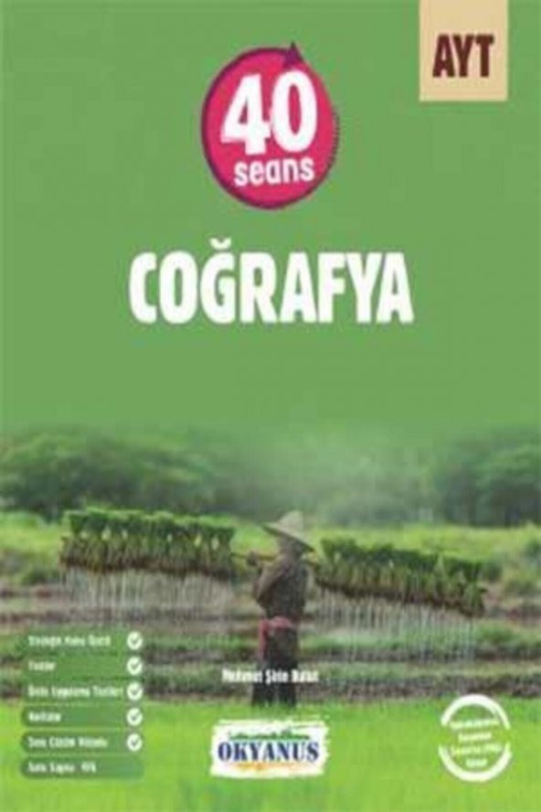 Okyanus Ayt Coğrafya 40 Seans Okyanus Yayınları ürün görseli 1