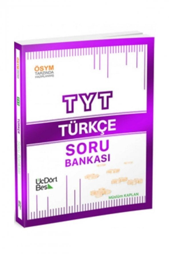 Üçdörtbeş Yayınları Tyt Türkçe Soru Bankası ürün görseli 1