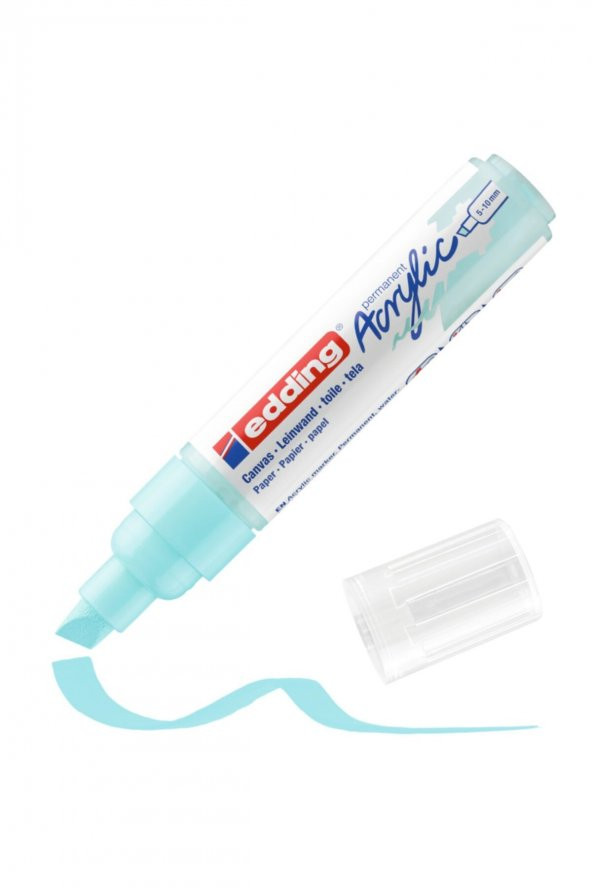 Edding 5000 Kalın Uçlu Akrilik Markör - Pastel-Mavi - 5-10 Mm’Lik Kesik Uç ürün görseli 1
