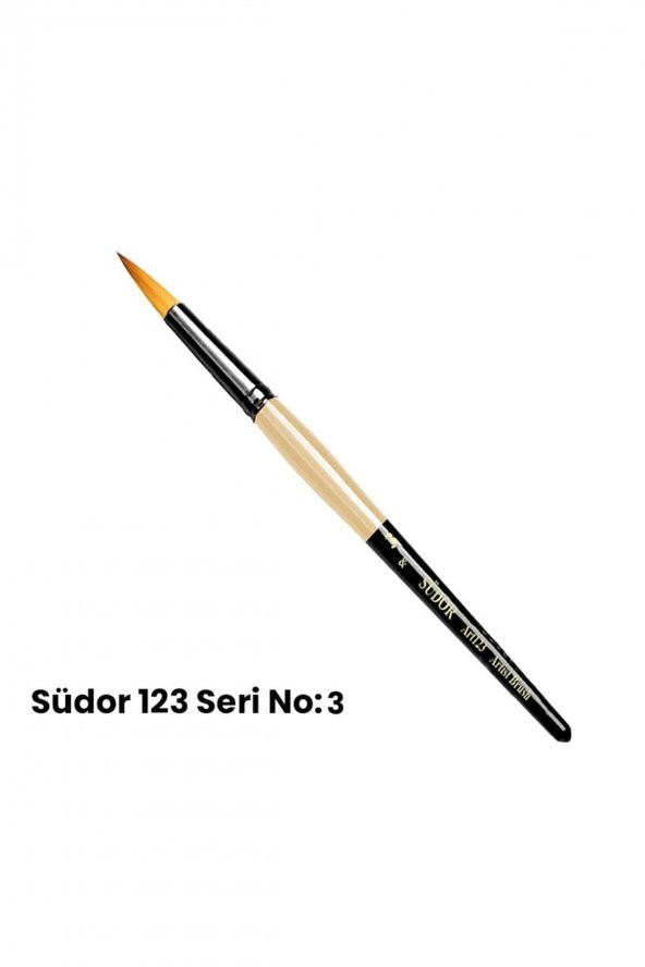 Südor 123 Seri Sentetik Yuvarlak Uçlu Fırça No 3 ürün görseli 1