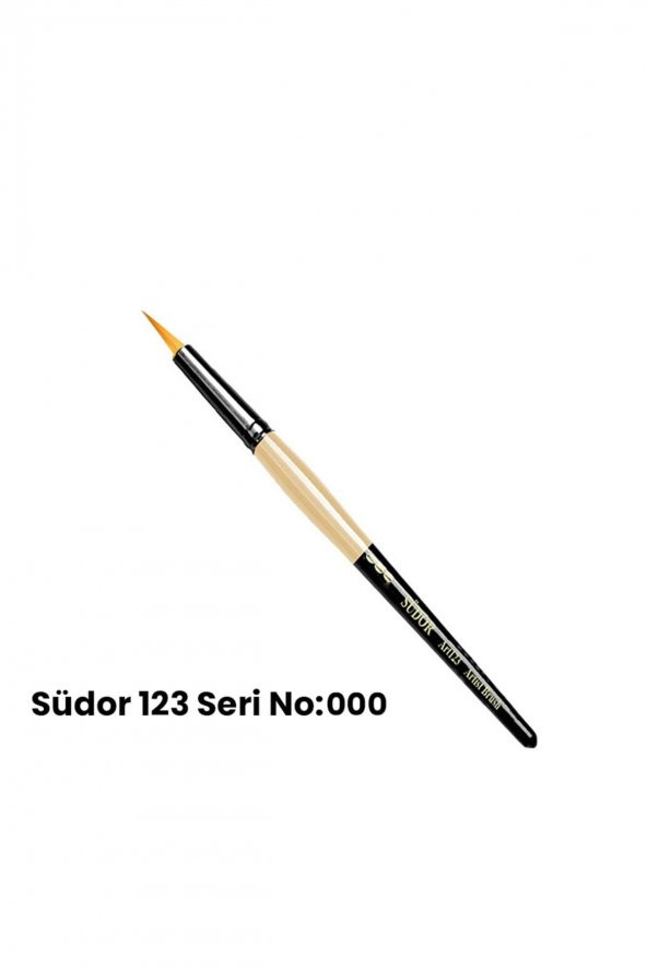 Südor 123 Seri Sentetik Yuvarlak Uçlu Fırça No 3/0 ürün görseli 1