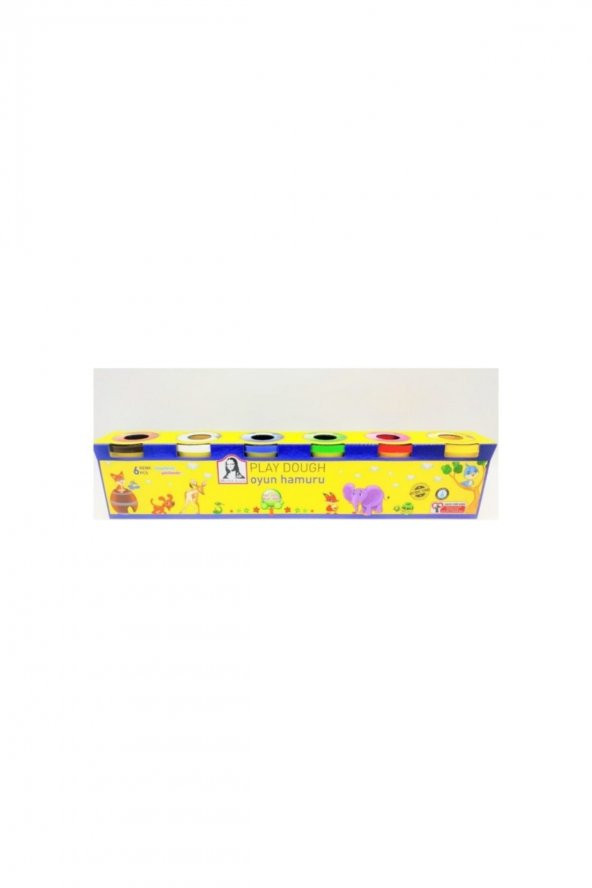 Südor Monalisa Oyun Hamuru 6x120 Gr 6 Renk ürün görseli 1