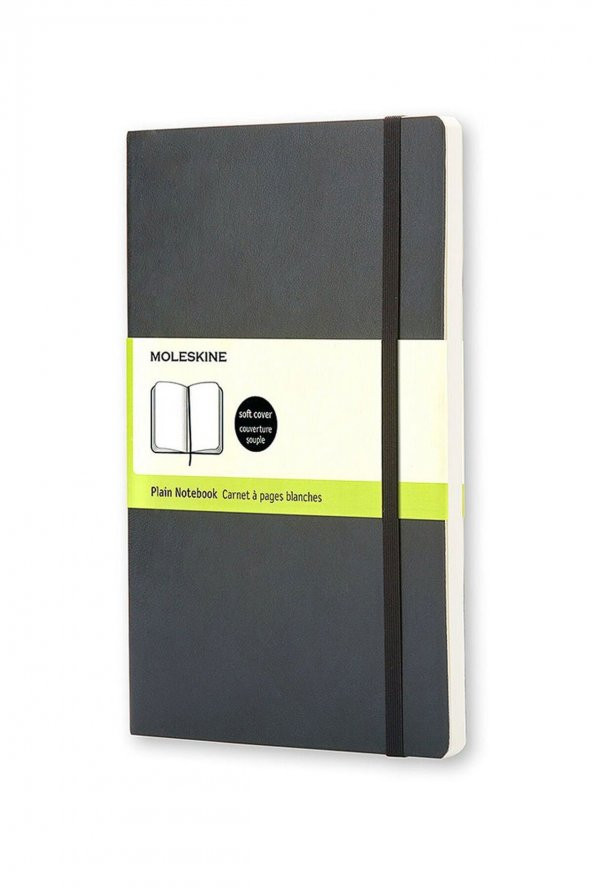 Moleskine Siyah Soft Cover Düz Defter 192yp. - 13x21cm ürün görseli 1